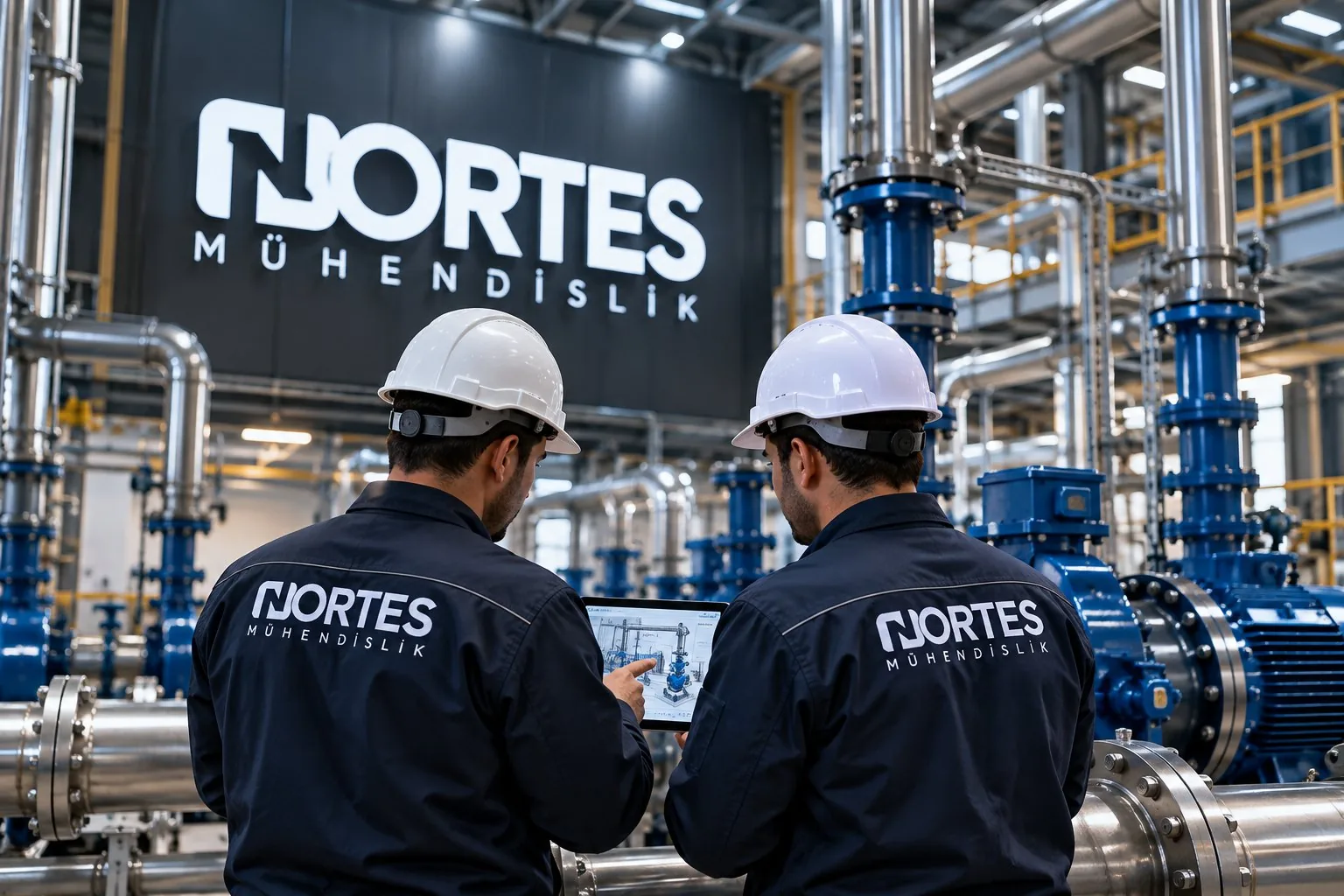 Nortes mühendisleri sahada